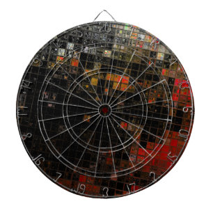 Art mosaic grunge textures graphic dartboard