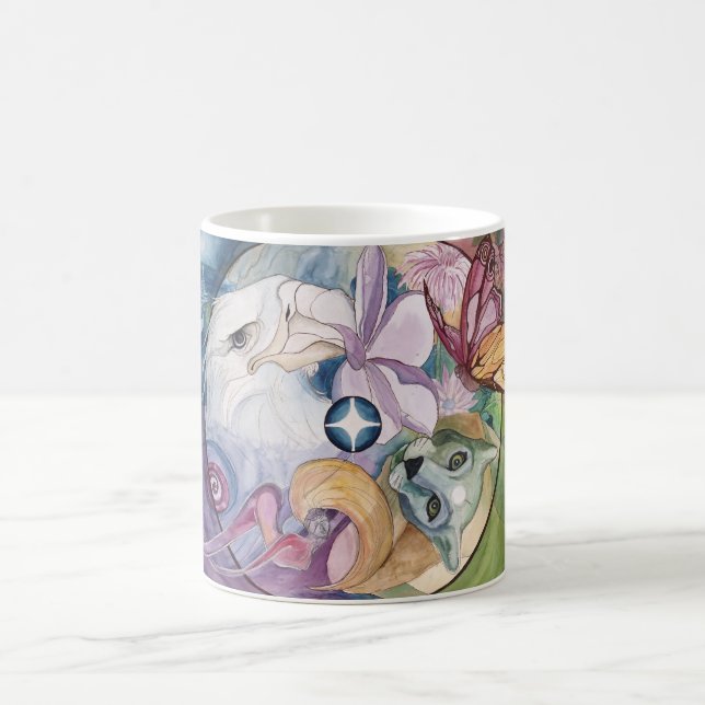 Art Mug: "Essence Wheel" Coffee Mug (Center)