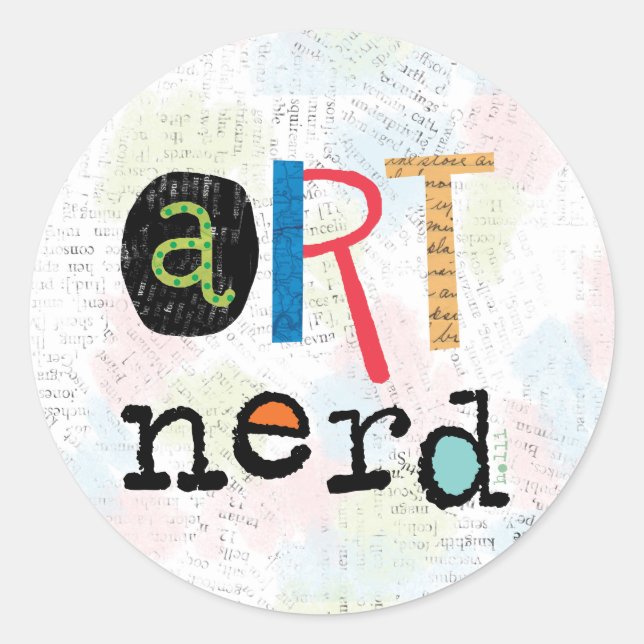 Art Nerd Sticker Sheet (Front)