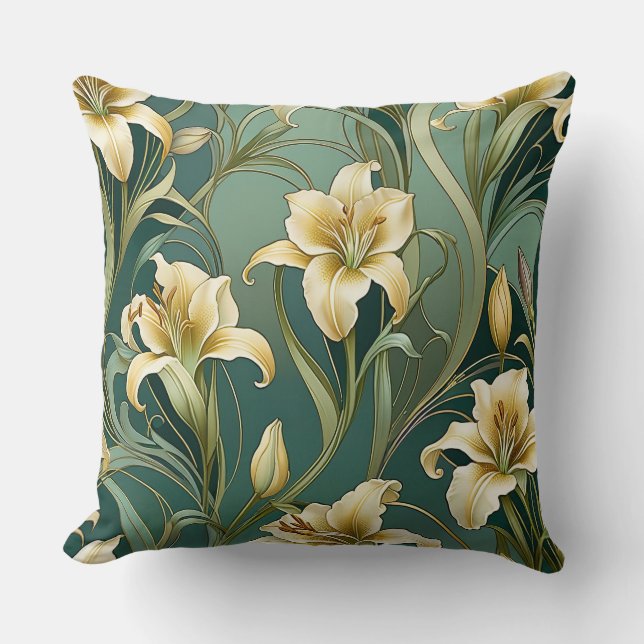 ART NEUVEA Lilies Cushion (Front)