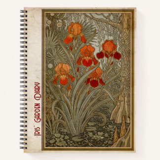 Art Nouveau Abbeville Swamp Hybrid Botanical Notebook