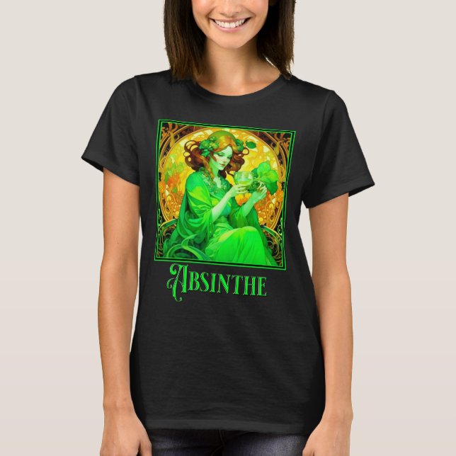 Art Nouveau Absinthe T-Shirt (Front)