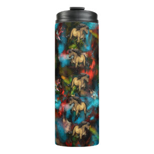 Art Nouveau Abstract Icelandics Thermal Tumbler