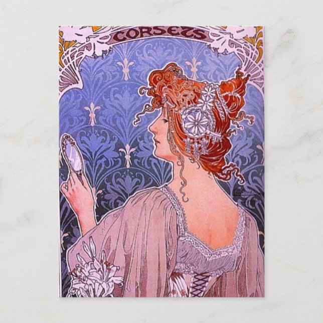 Art Nouveau Advertisement Postcard (Front)