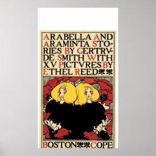 Art Nouveau advertising poster by Ethel Reed