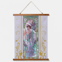 Art Nouveau Alphonse Mucha Evening Contemplation