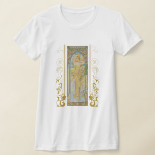 Art Nouveau Alphonse Mucha -The Brightness of Day  T-Shirt