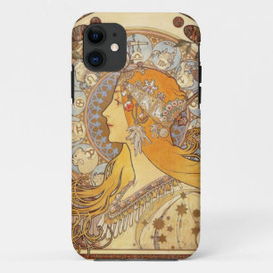 Art Nouveau Alphonse Mucha Zodiac iPhone Case