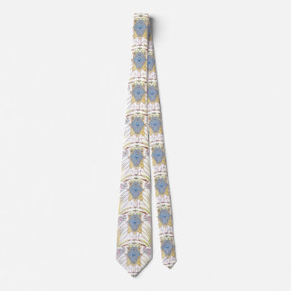 Art nouveau and Persian art- inspired digital art Tie