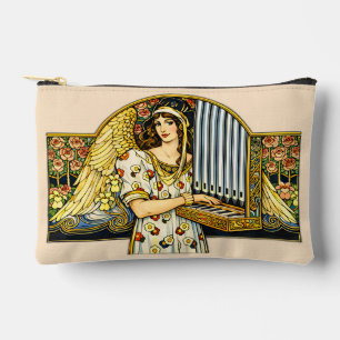 Art Nouveau Angel Organ Player Vintage Music Accessory Pouch