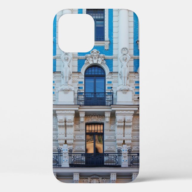 Art Nouveau architecture in Riga, Latvia Case-Mate iPhone Case (Back)