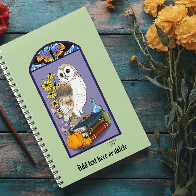 Art Nouveau Barn Owl Pumpkins Books Planner (Creator Uploaded)