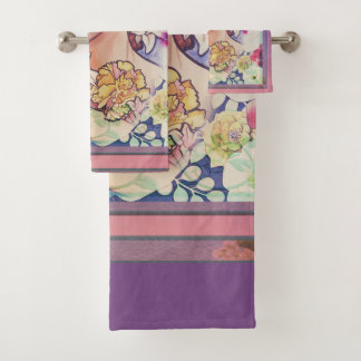 Art Nouveau Bath Towel Set