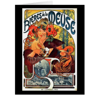 Art Nouveau Beer Ad 1897