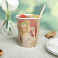 Art Nouveau Belle Époque Lady Roses Livemont