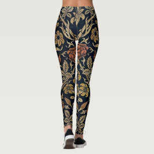 Art nouveau,Belle epoque pattern, vintage,chic,Wil Leggings