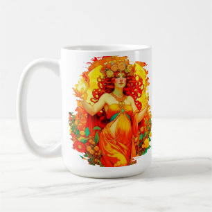 Art Nouveau Beltane Celtic Spring Coffee Mug