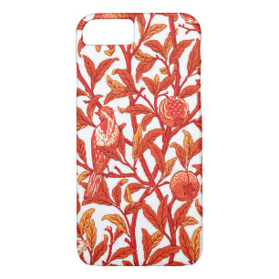 Art Nouveau Bird and Pomegranate, Mandarin Orange  iPhone 8/7 Case