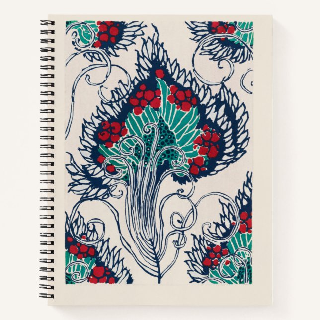Art Nouveau Botanical Notebook (Front)