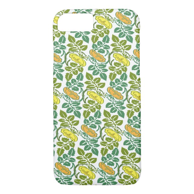 Art Nouveau Buttercup floral wallpaper damask Case-Mate iPhone Case (Back)