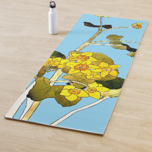 Art Nouveau Buttercups Yoga Mat