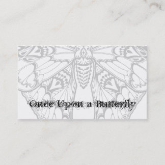 Art Nouveau Butterfly Business Card