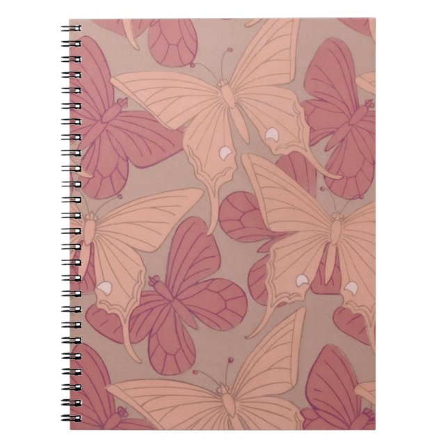 Art Nouveau Butterfly Notebook (Front)