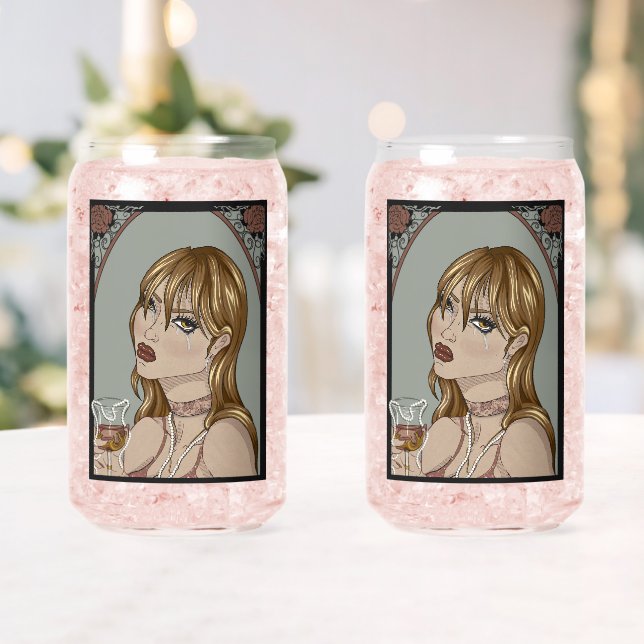 Art nouveau can glass (Insitu (Wedding))