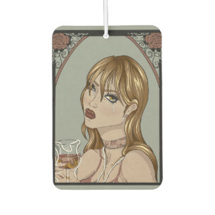 Art Nouveau Car Air Freshener