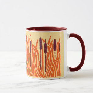 Art Nouveau Cat Tails - Mug