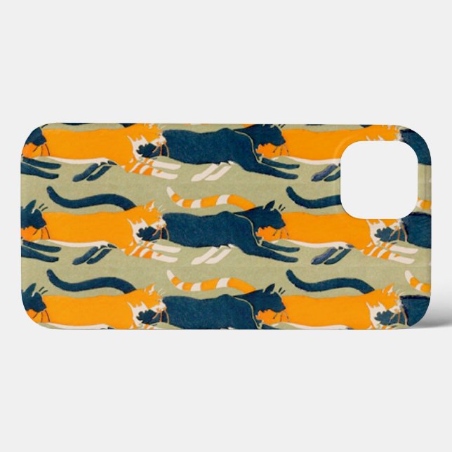 Art Nouveau Cats Case-Mate iPhone Case (Back (Horizontal))