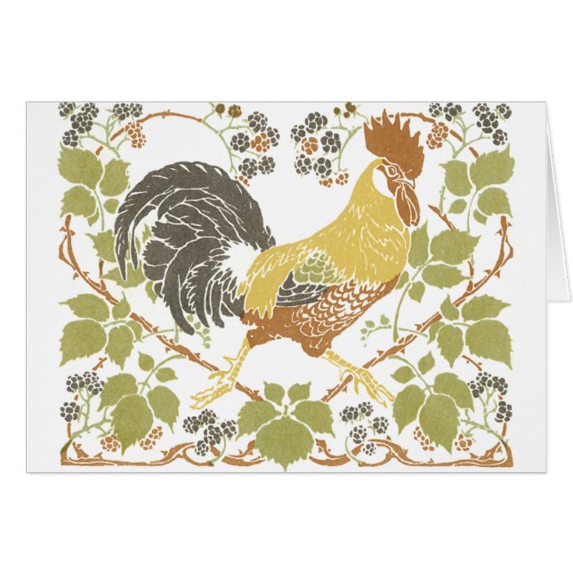 Art Nouveau Chickens (Front Horizontal)