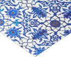 Art Nouveau Chinese Tile - Cobalt Blue & White