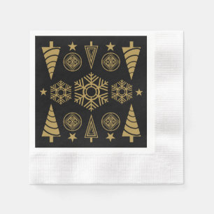 Art Nouveau Christmas Decoration Napkin