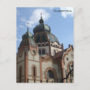 Art Nouveau City Hall - Subotica Postcard