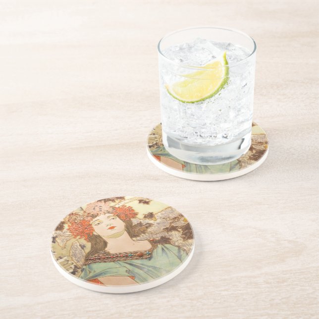 Art Nouveau coaster (Side)