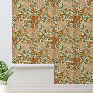 Art Nouveau Cockatoo Pattern by Walter Crane Wallpaper