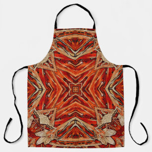art nouveau colourful ornamental vintage pattern i apron
