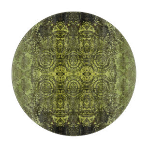 Art Nouveau: Colourful Vintage Ornament. Cutting Board