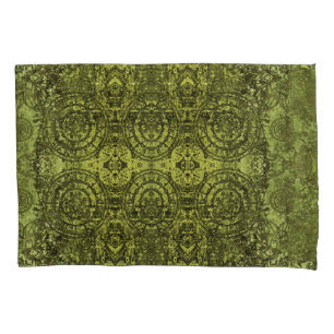 Art Nouveau: Colourful Vintage Ornament. Pillowcase