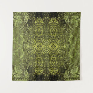 Art Nouveau: Colourful Vintage Ornament. Tapestry