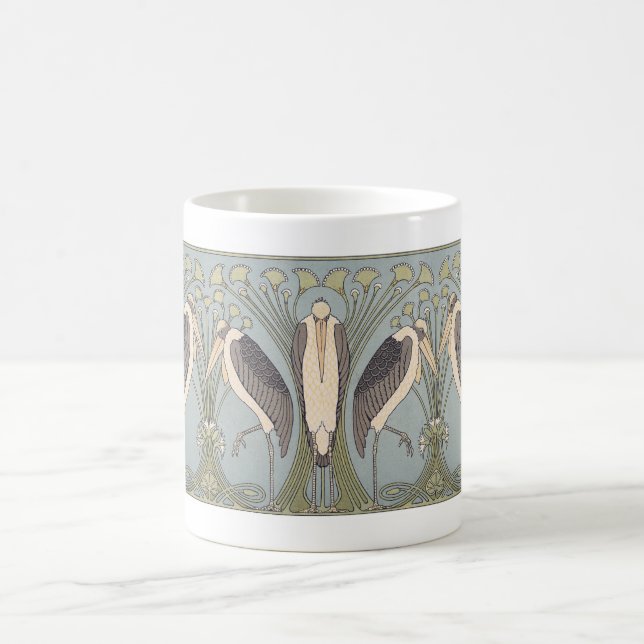 Art Nouveau Crane Mug (Center)