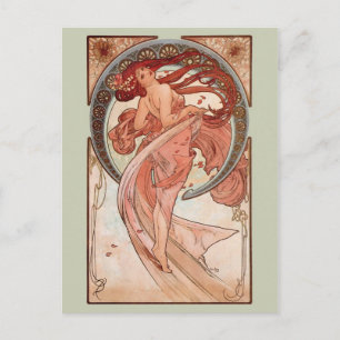 Art Nouveau - Dance Postcard