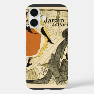 Art Nouveau Dancer Jane Avril by Toulouse Lautrec iPhone 16 Case