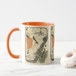 Art Nouveau Dancer Jane Avril, Toulouse Lautrec Mug