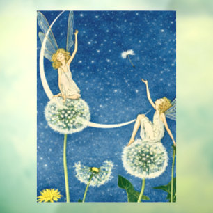 Art Nouveau Dandelion Fairy Illustration