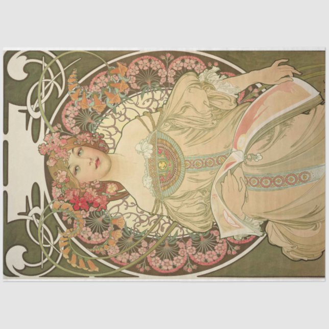 Art Nouveau Decoupage Paper (Front)