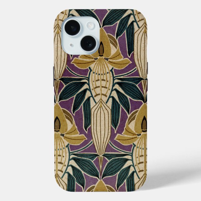 Art Nouveau Design #1 @ VictoriaShaylee Case-Mate iPhone Case (Back)