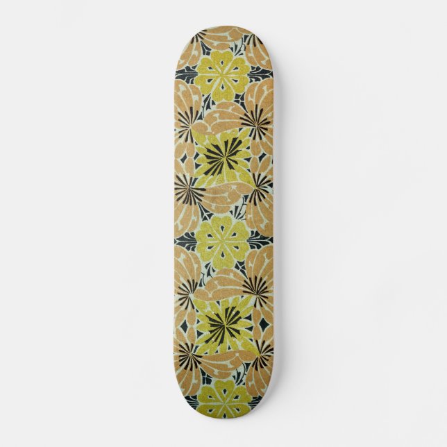 Art Nouveau Design #2 @ VictoriaShaylee Skateboard (Front)