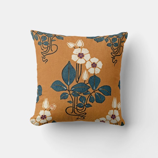 Art Nouveau Design #7 Cushion (Front)